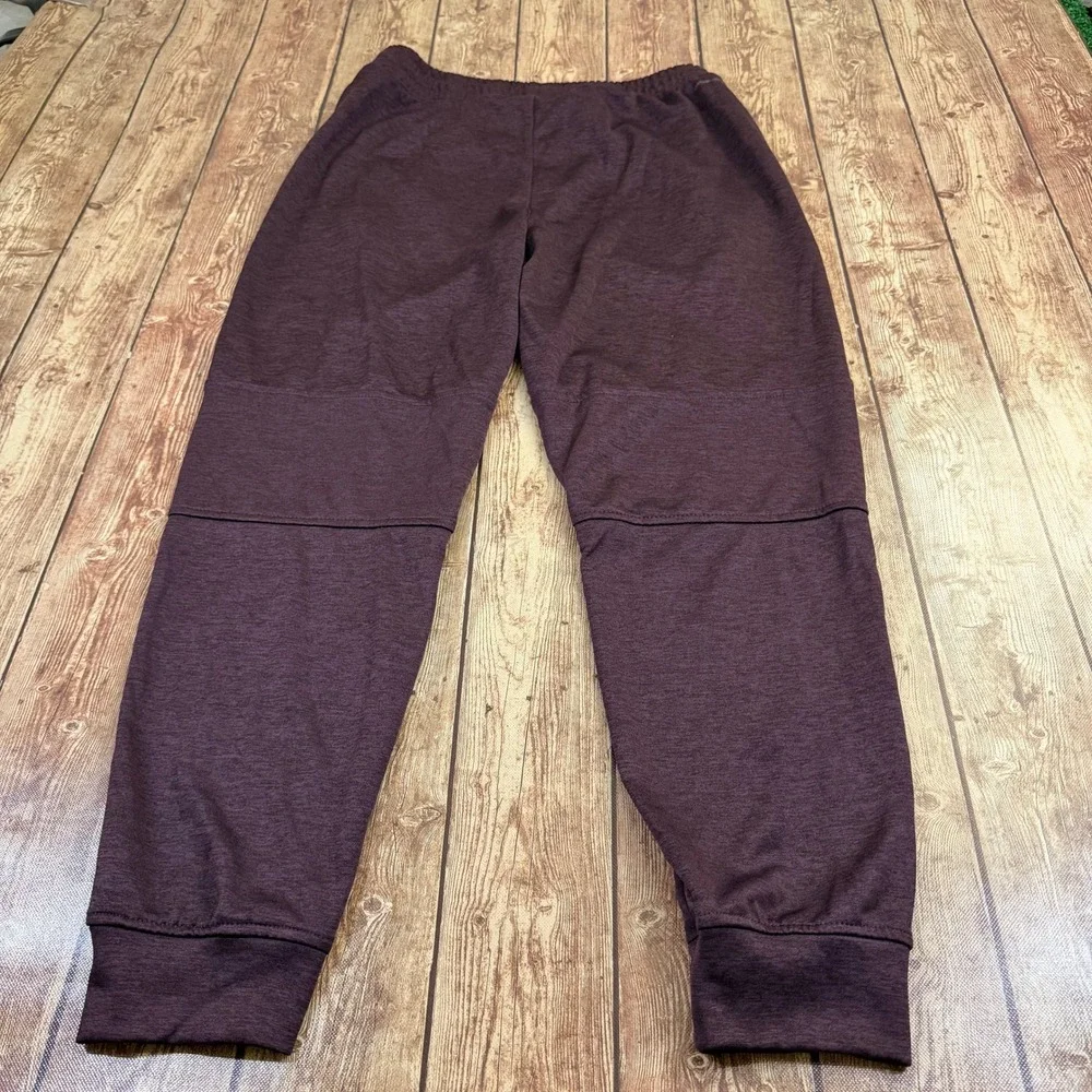 All in Motion Qwick Dry Jogger Pants Mens Large Burgundy Athletic Relaxed